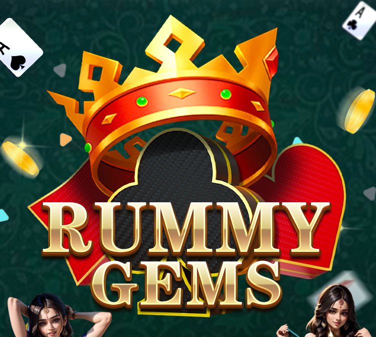 Rummy Gems Logo